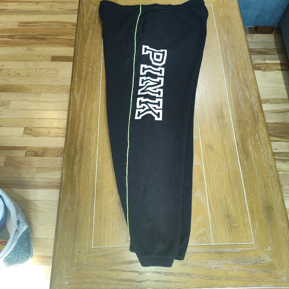 PINK Victoria's Secret Black Sweatpant Joggers